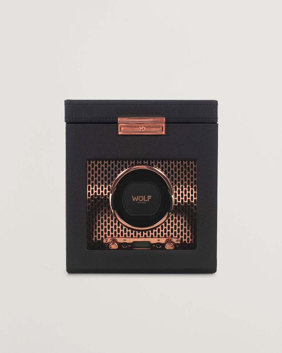 Mies | Kello- ja korurasiat | WOLF | Axis Single Winder with Storage Copper