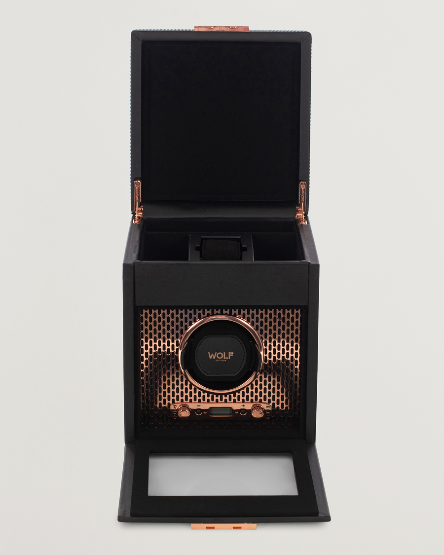 Mies | Kello- ja korurasiat | WOLF | Axis Single Winder with Storage Copper