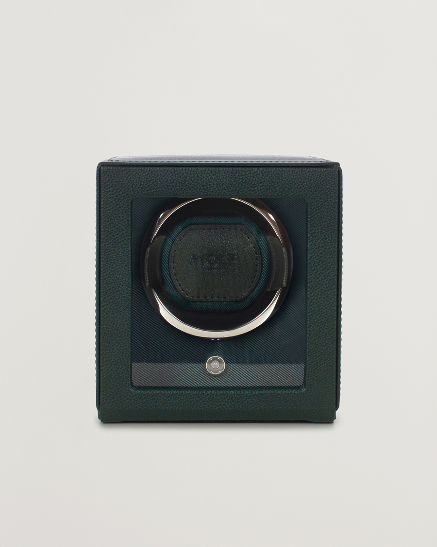 Mies | Kello- ja korurasiat | WOLF | Cub Single Winder With Cover Green