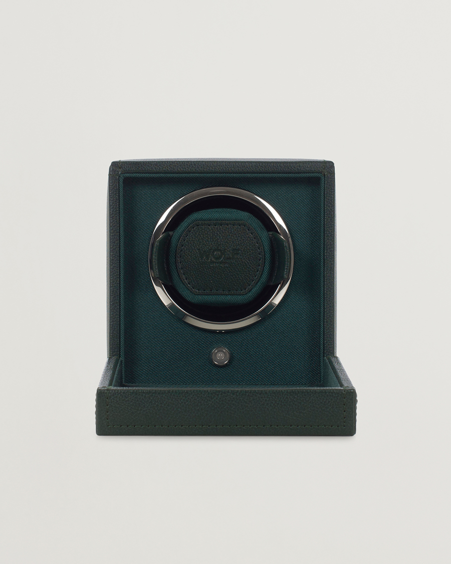 Mies | Kello- ja korurasiat | WOLF | Cub Single Winder With Cover Green