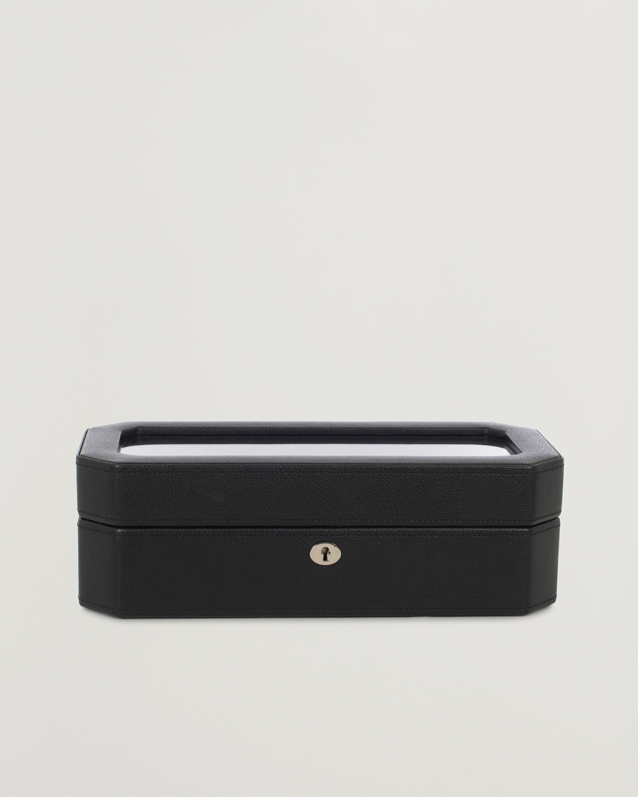 Mies | Kello- ja korurasiat | WOLF | Windsor 5 Piece Watch Box Black Purple