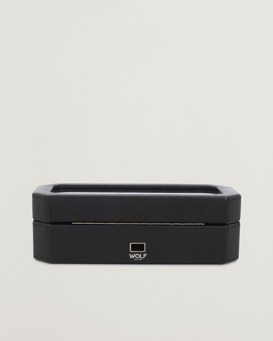Mies | Kello- ja korurasiat | WOLF | Windsor 5 Piece Watch Box Black Purple