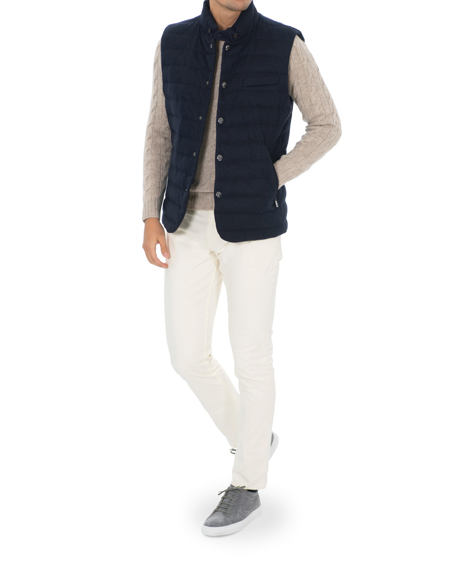 Mies | Farkut | Ralph Lauren Purple Label | Thomson Slim Fit 5-pocket Jeans Classic Cream