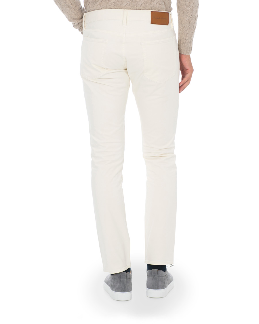 Mies | Farkut | Ralph Lauren Purple Label | Thomson Slim Fit 5-pocket Jeans Classic Cream