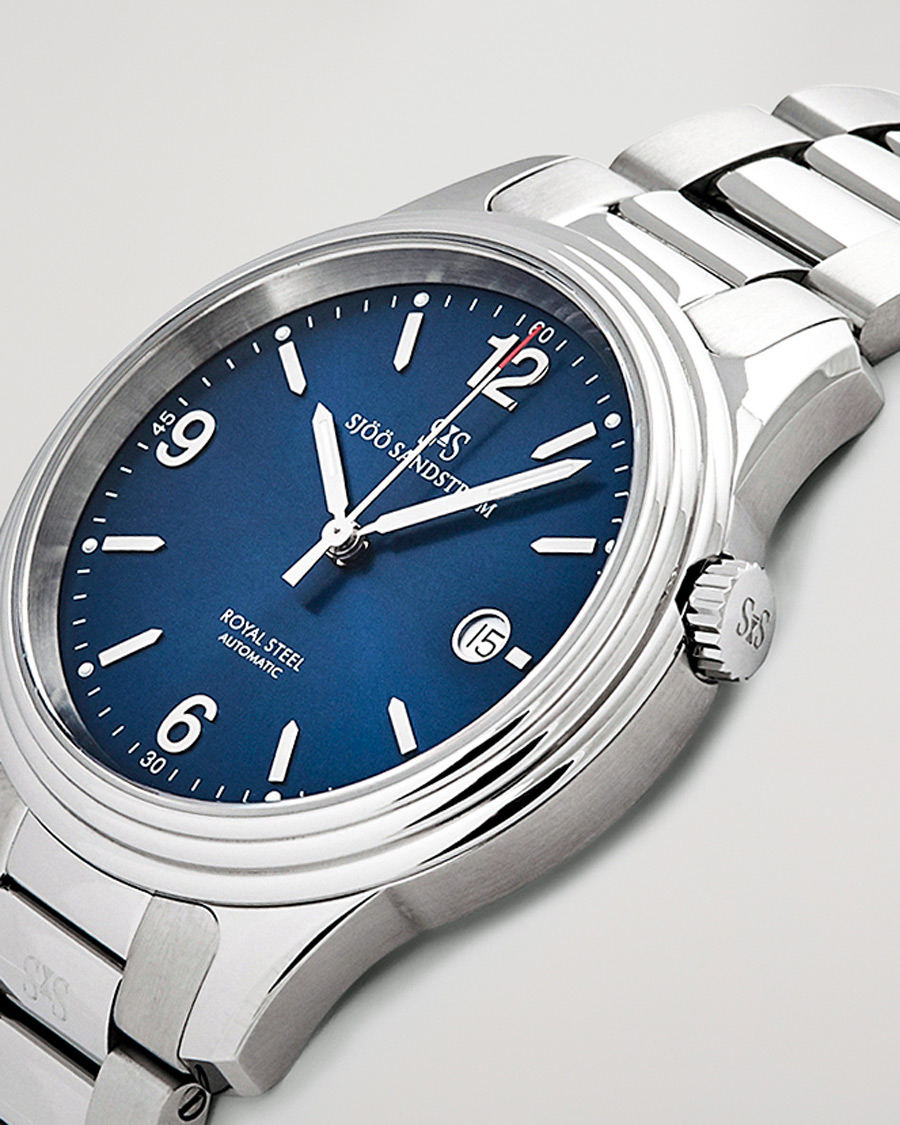 Mies | Sjöö Sandström Royal Steel Classic 41mm Blue and Steel | Sjöö Sandström | Royal Steel Classic 41mm Blue and Steel
