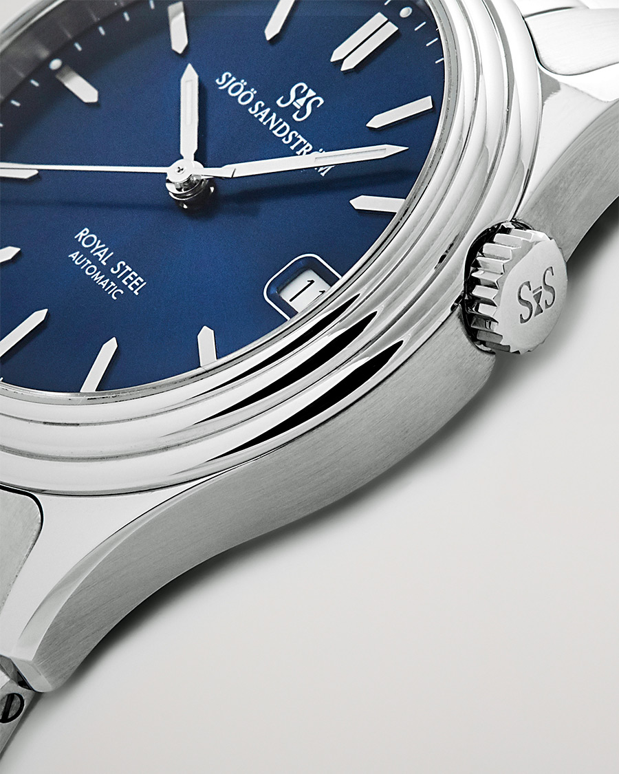 Mies | Sjöö Sandström Royal Steel Classic 36mm Blue and Steel | Sjöö Sandström | Royal Steel Classic 36mm Blue and Steel