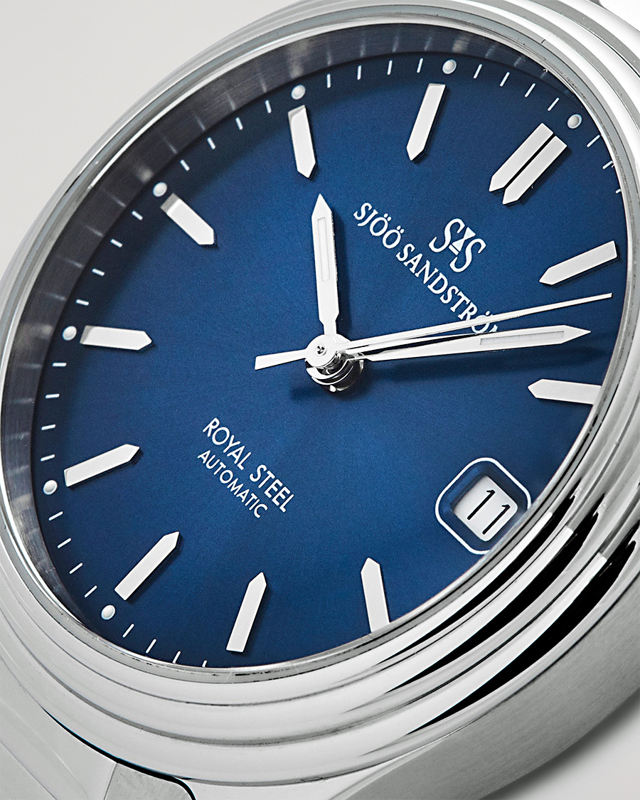 Mies | Sjöö Sandström Royal Steel Classic 36mm Blue and Steel | Sjöö Sandström | Royal Steel Classic 36mm Blue and Steel