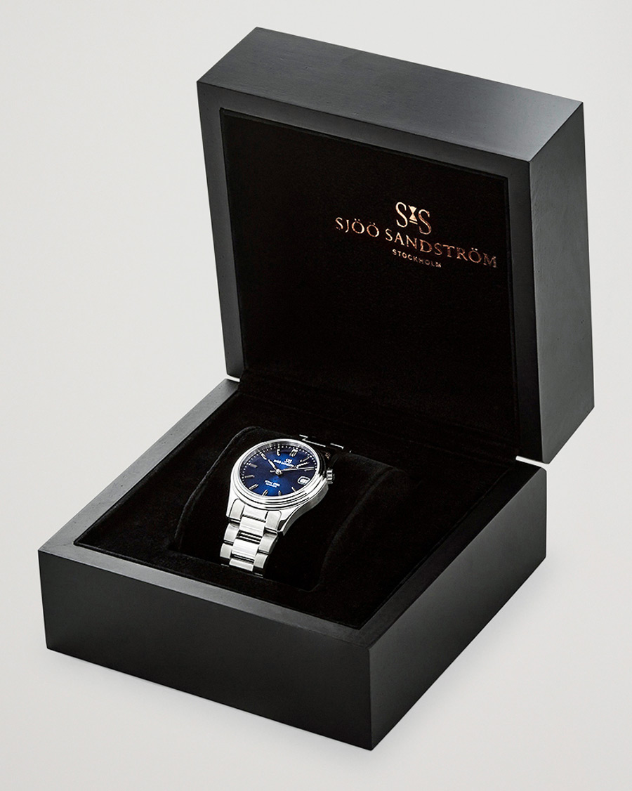 Mies | Sjöö Sandström Royal Steel Classic 36mm Blue and Steel | Sjöö Sandström | Royal Steel Classic 36mm Blue and Steel