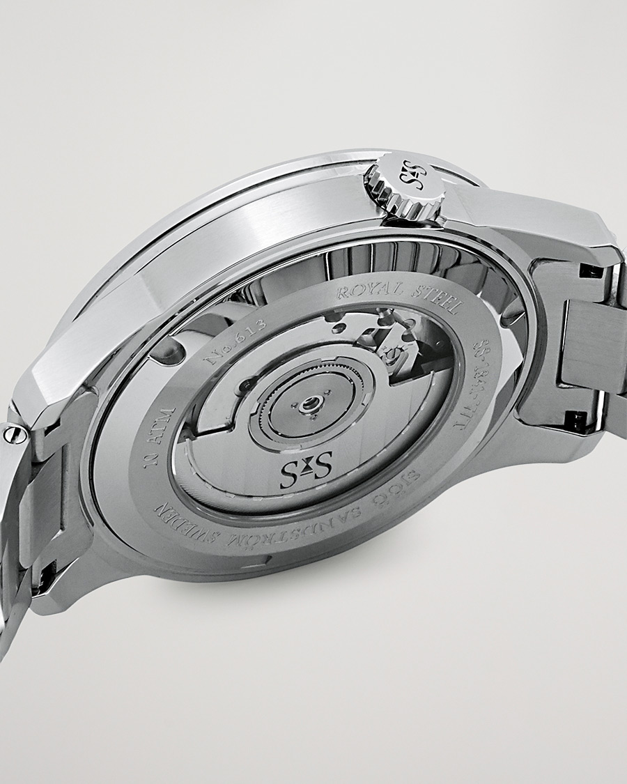 Mies | Sjöö Sandström Royal Steel Worldtimer 41mm Blue with Steel | Sjöö Sandström | Royal Steel Worldtimer 41mm Blue with Steel