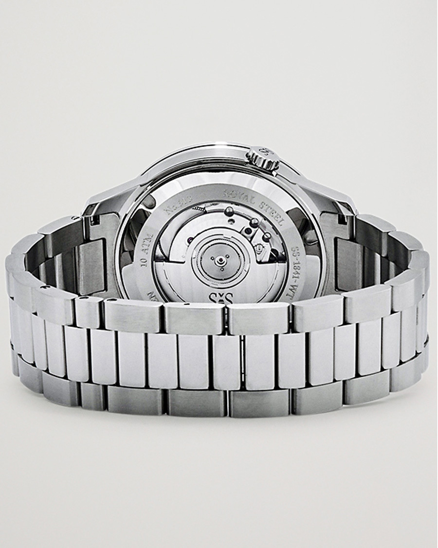 Mies | Sjöö Sandström Royal Steel Worldtimer 41mm Blue with Steel | Sjöö Sandström | Royal Steel Worldtimer 41mm Blue with Steel