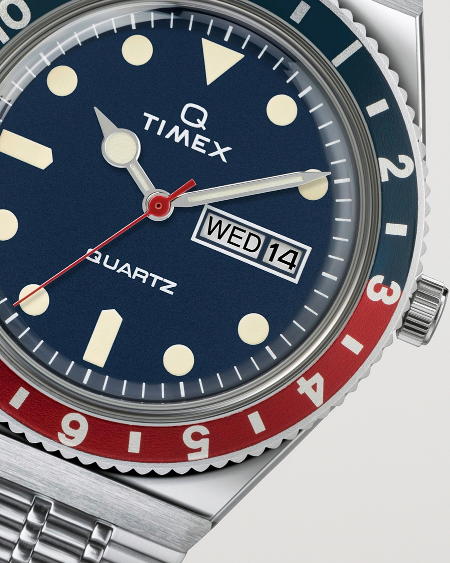 Mies | Timex Q Reissue 1979 Silver/Blue Dial | Timex | Q Reissue 1979 Silver/Blue Dial