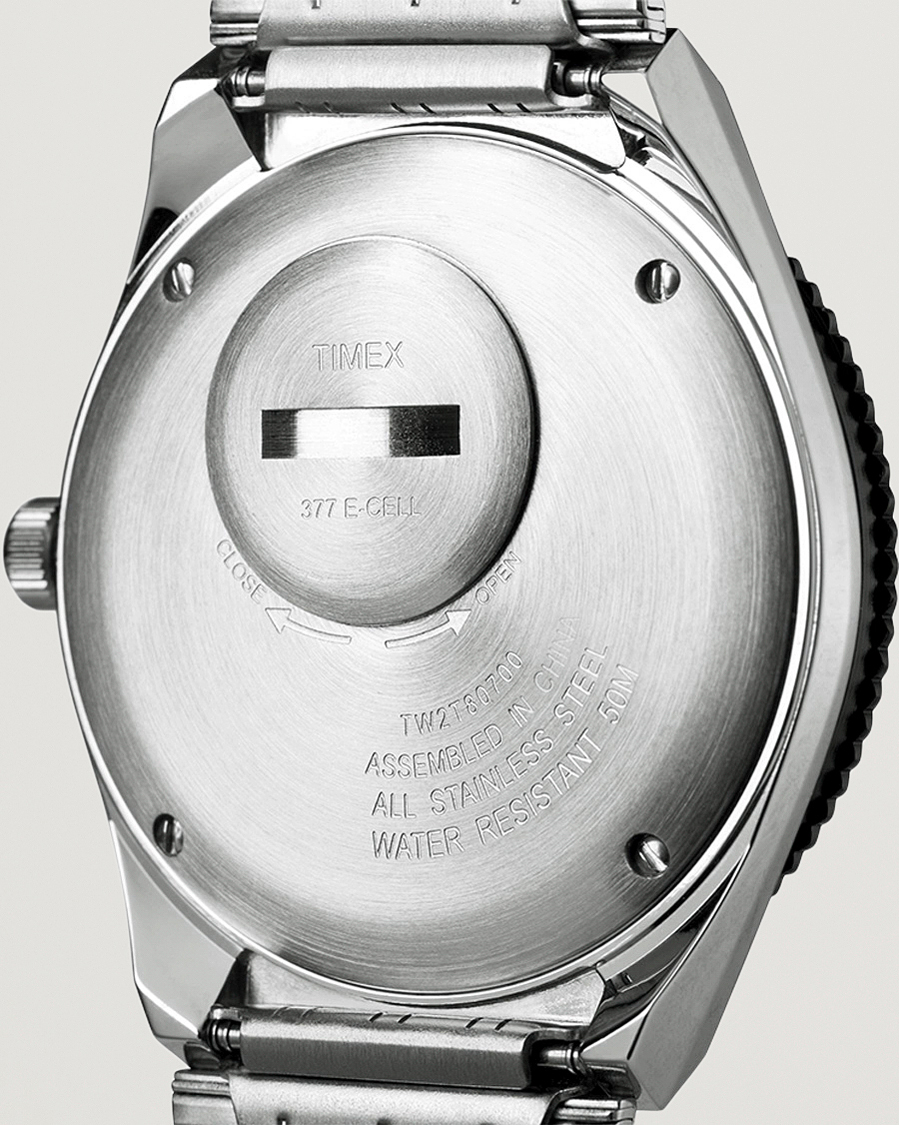 Mies | Timex Q Reissue 1979 Silver/Blue Dial | Timex | Q Reissue 1979 Silver/Blue Dial