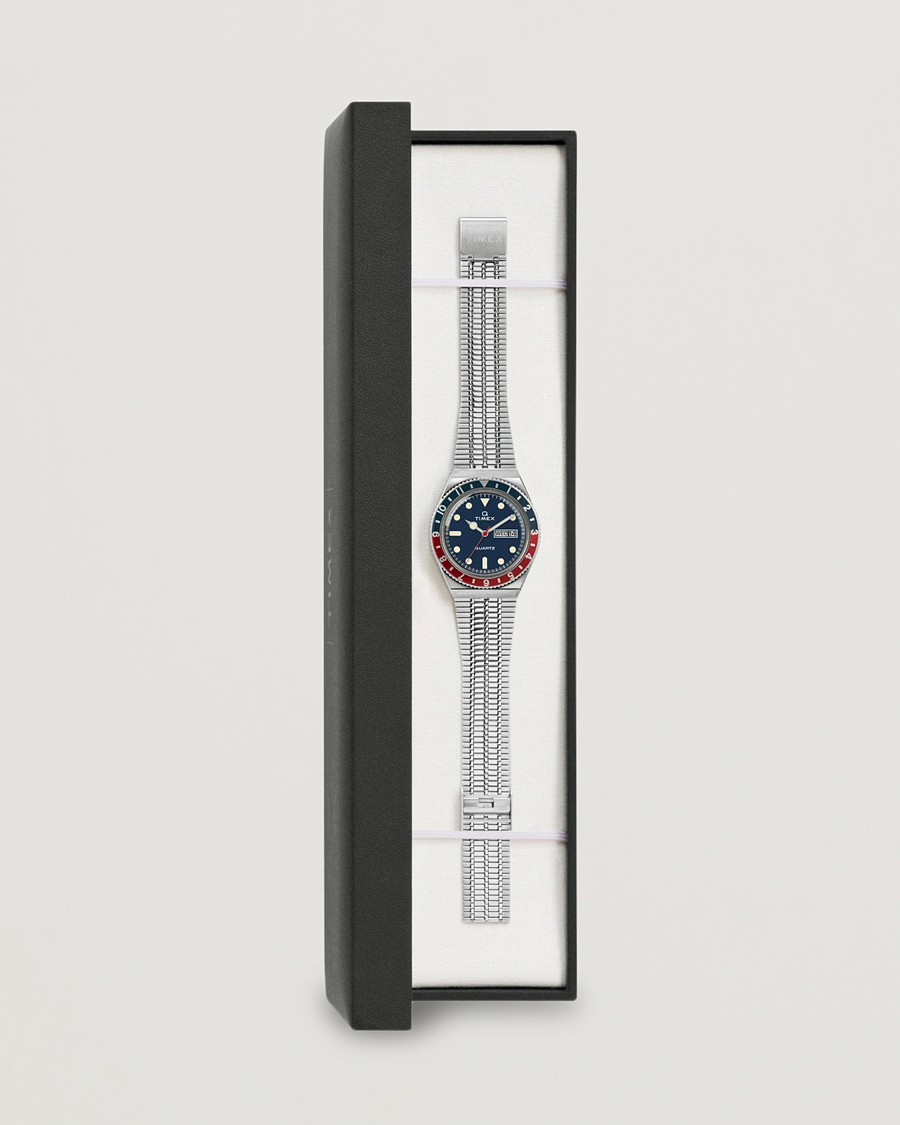 Mies | Timex Q Reissue 1979 Silver/Blue Dial | Timex | Q Reissue 1979 Silver/Blue Dial