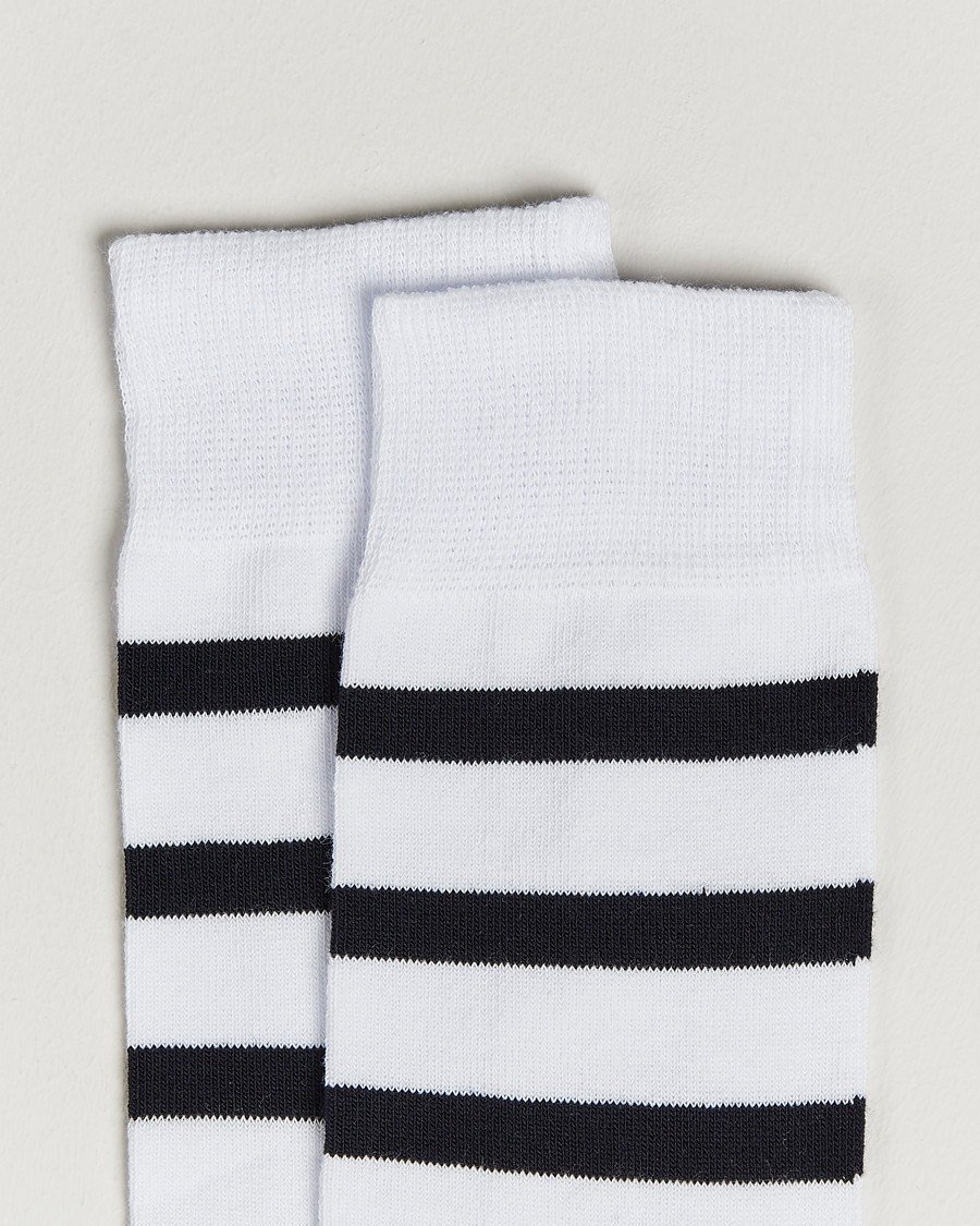Mies |  | Armor-lux | Loer Stripe Sock White/Rich Navy