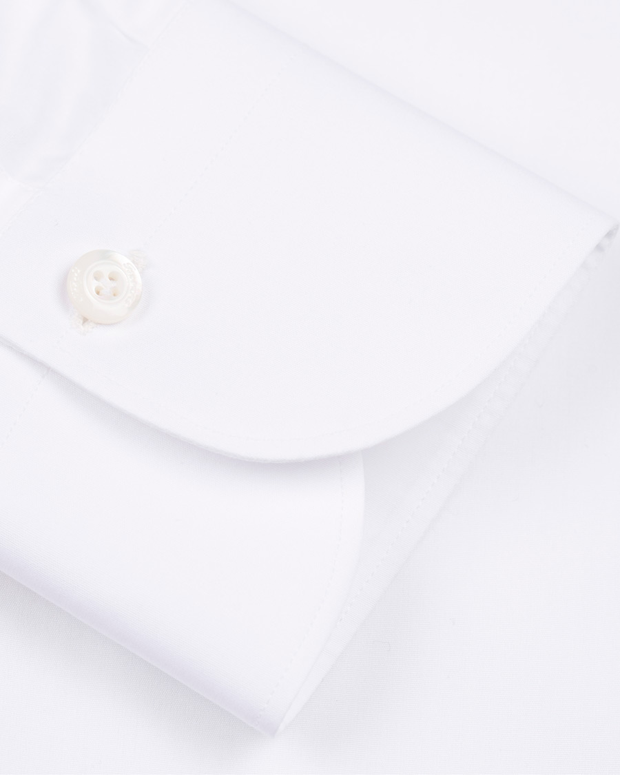 Mies | Kauluspaidat | Finamore Napoli | Milano Slim Fit Classic Shirt White