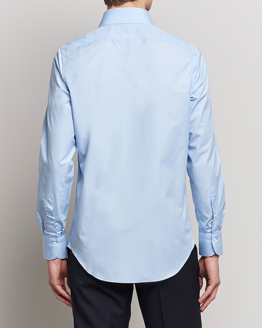 Mies | Kauluspaidat | Finamore Napoli | Milano Slim Fit Classic Shirt Light Blue
