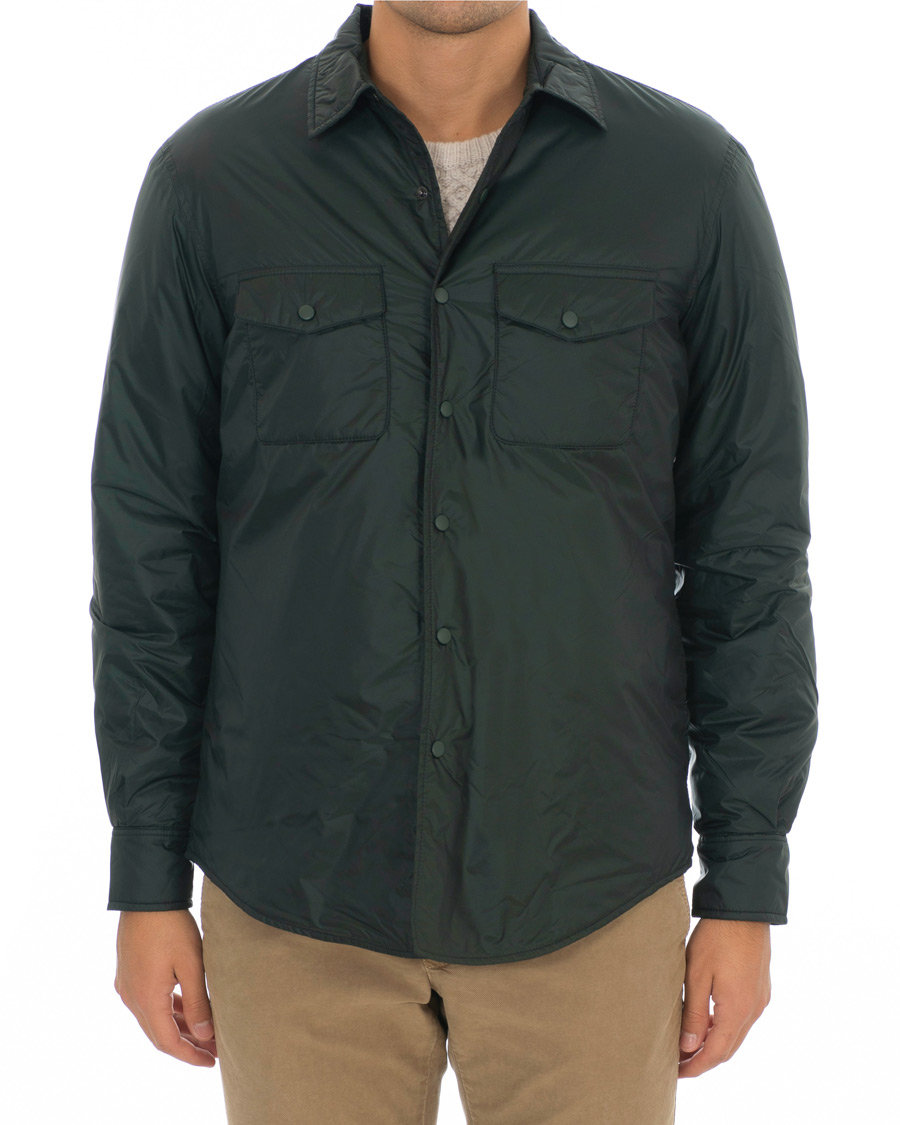 Mies | Takit | Aspesi | Marvin Nylon Shirt Jacket Dark Green