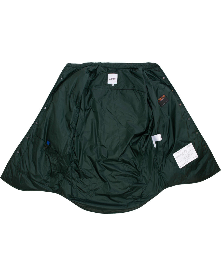 Mies | Takit | Aspesi | Marvin Nylon Shirt Jacket Dark Green