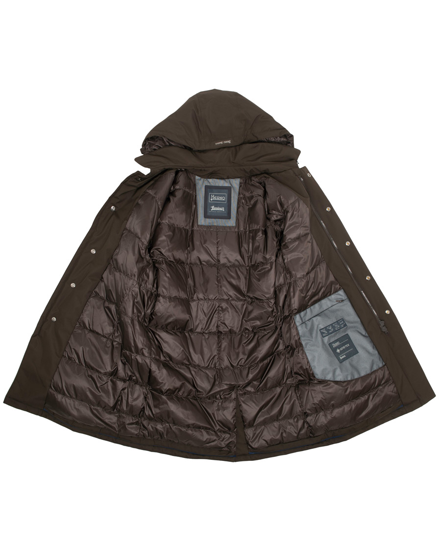 Mies | Takit | Herno | Laminar Padded Coat Brown