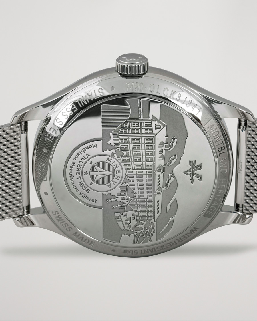 Mies | Montblanc Heritage Steel Automatic 40mm Silver Dial | Montblanc | Heritage Steel Automatic 40mm Silver Dial