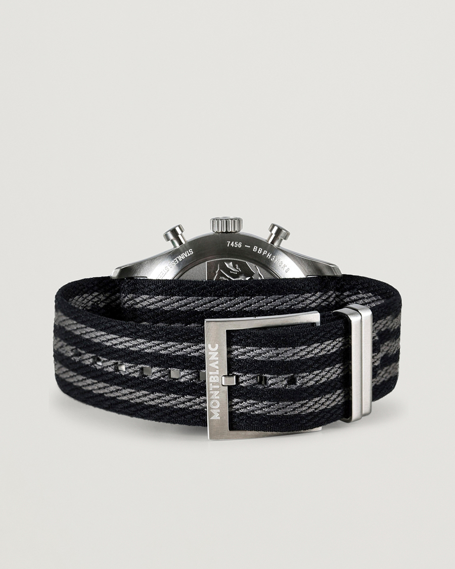 Mies | Montblanc 1858 Steel Automatic Chronograph 42mm Black Dial | Montblanc | 1858 Steel Automatic Chronograph 42mm Black Dial