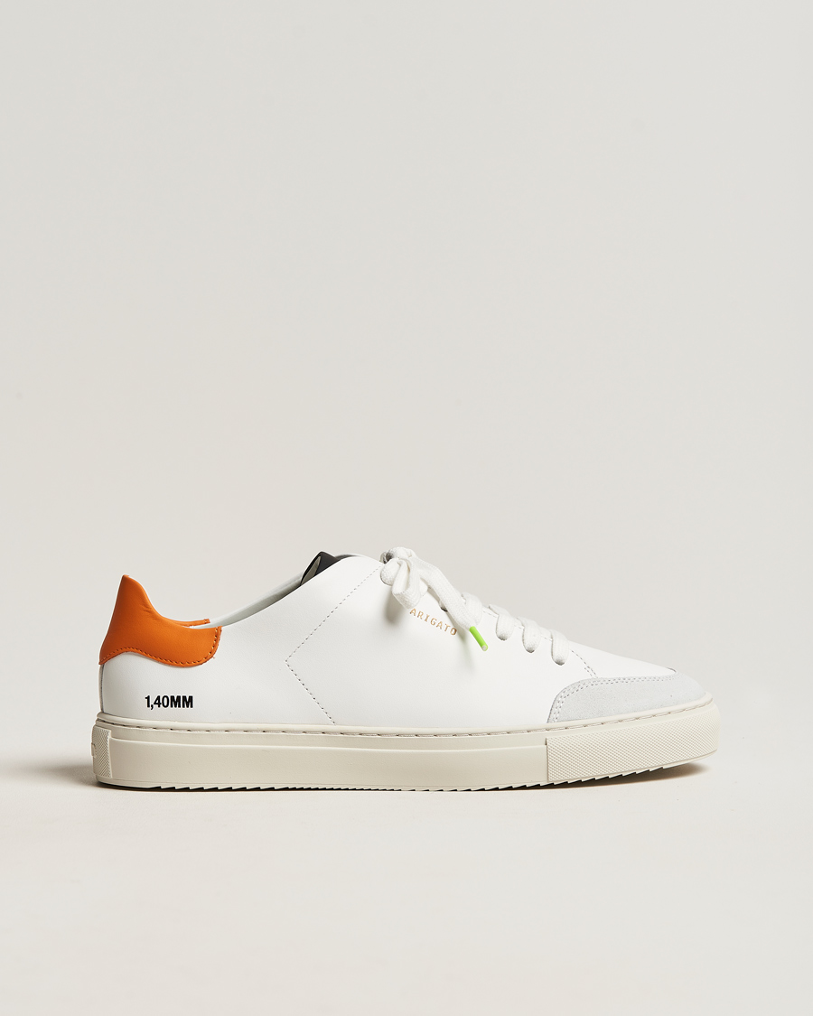 Mies | Axel Arigato Clean 90 Triple Sneaker White/Orange | Axel Arigato | Clean 90 Triple Sneaker White/Orange