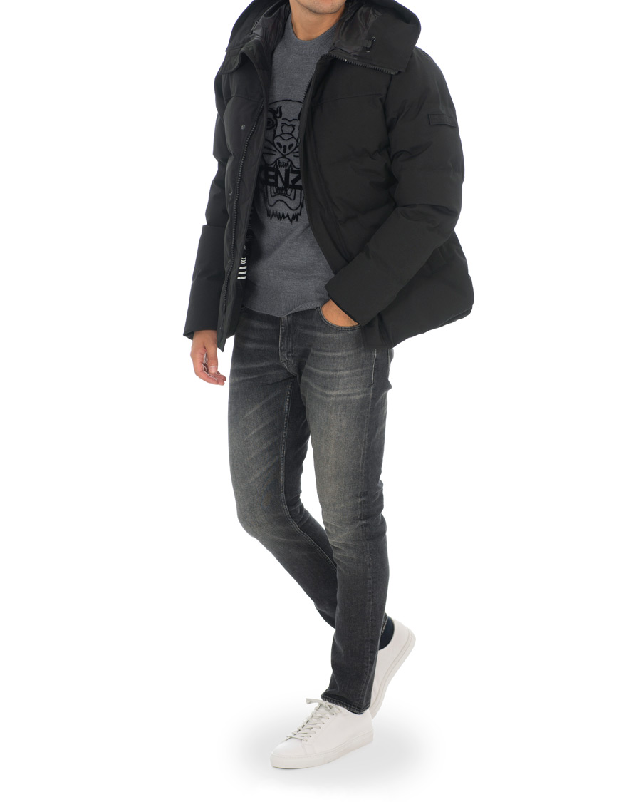 Mies | Takit | KENZO | Short Down Jacket Technic Canvas Black
