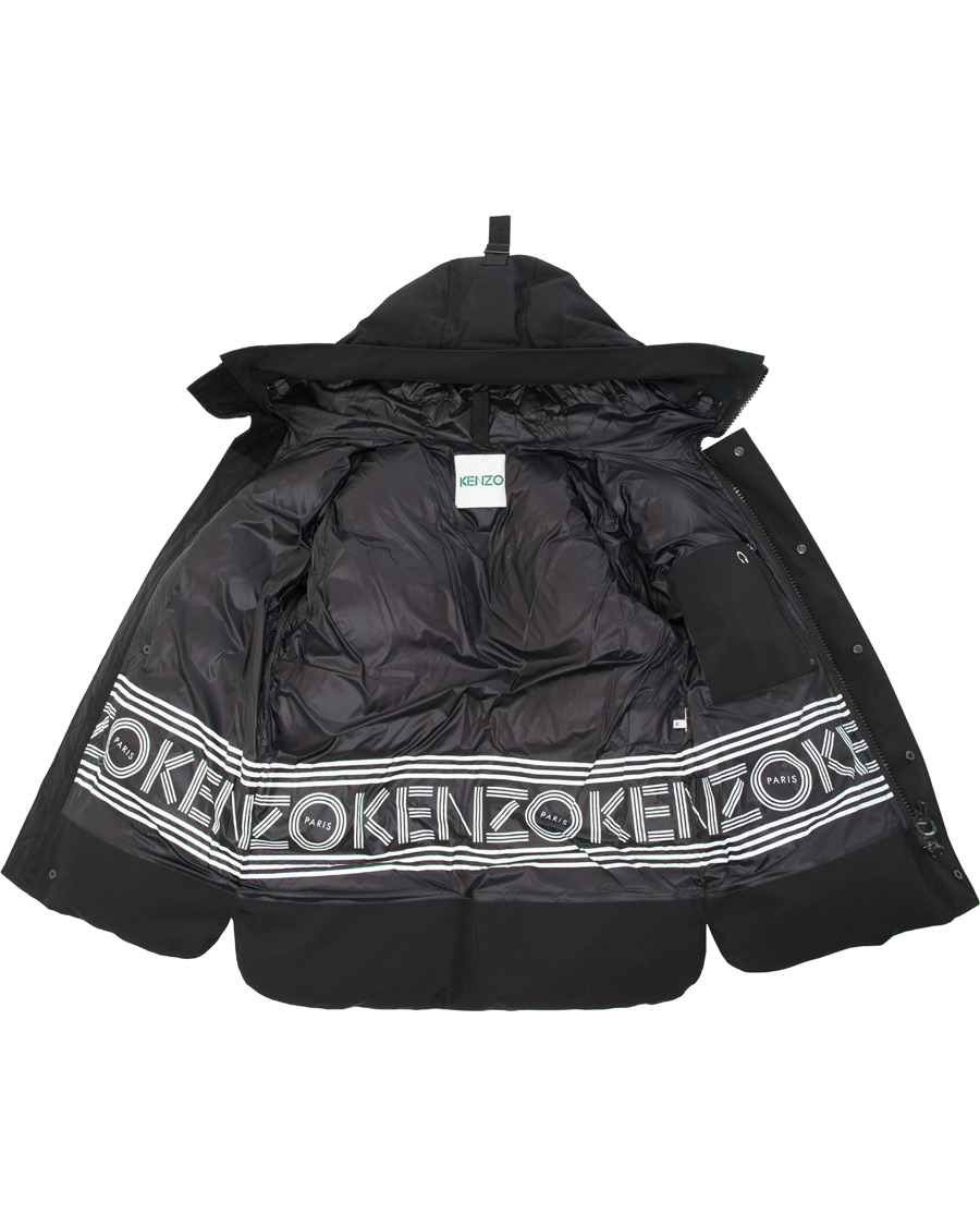 Mies | Takit | KENZO | Short Down Jacket Technic Canvas Black