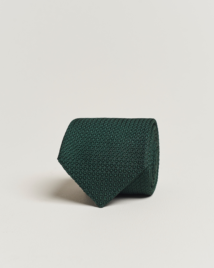 Miehet |  | Amanda Christensen | Silk Grenadine 8 cm Tie Green