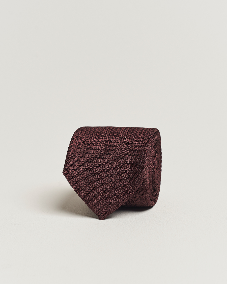 Mies | Solmiot | Amanda Christensen | Silk Grenadine 8 cm Tie Wine