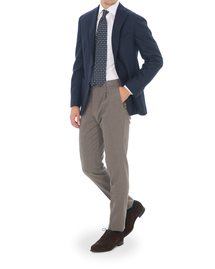 Mies | Edward Green Dover Split Toe R2 Sole Derby Mink Suede | Edward Green | Dover Split Toe R2 Sole Derby Mink Suede