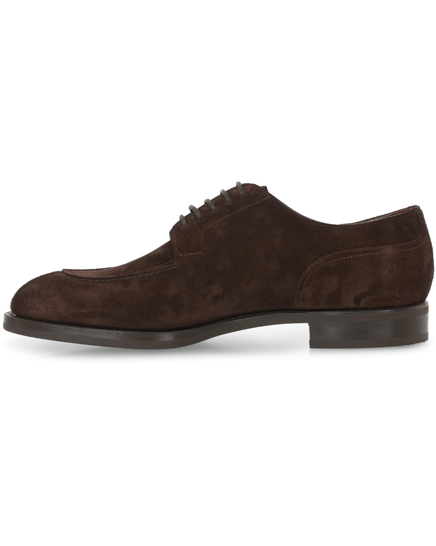 Mies | Edward Green Dover Split Toe R2 Sole Derby Mink Suede | Edward Green | Dover Split Toe R2 Sole Derby Mink Suede