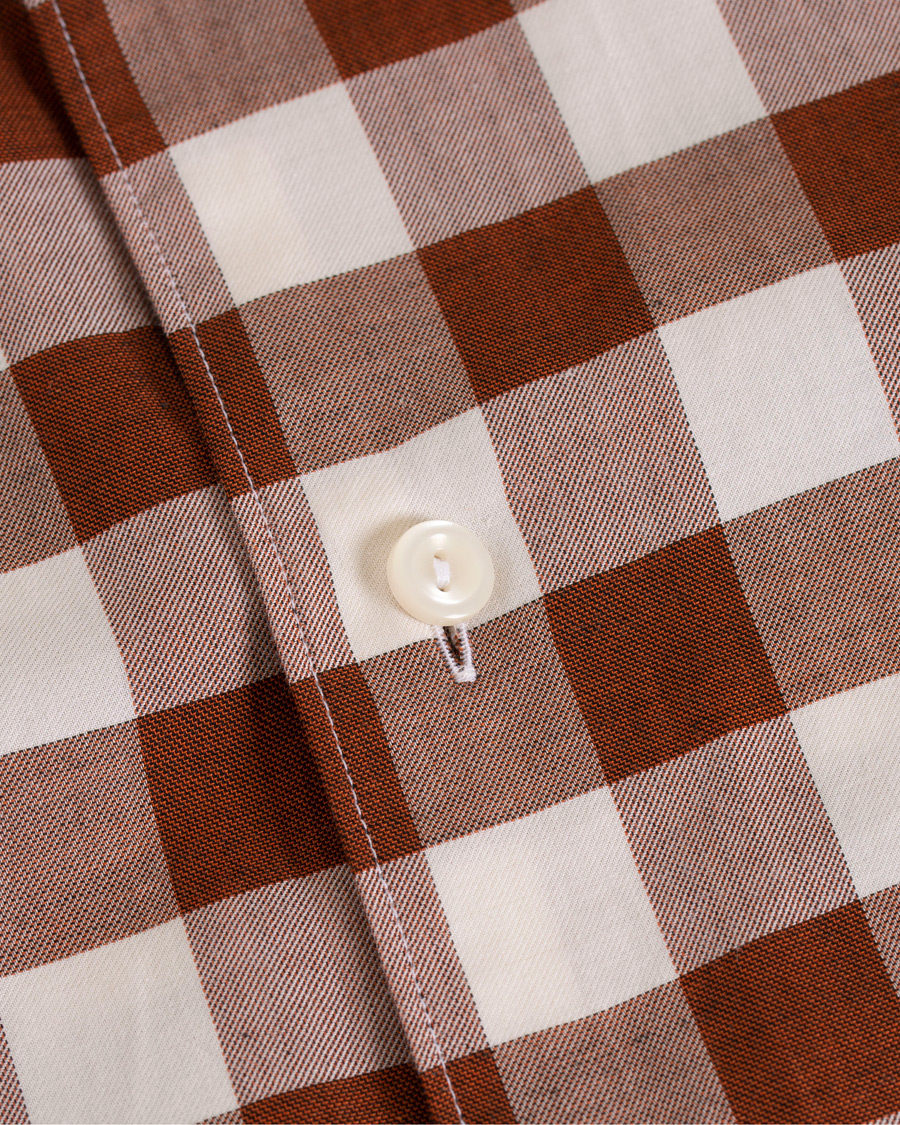 Mies | Kauluspaidat | Eton | Slim Fit Twill Button Under Shirt Red/White