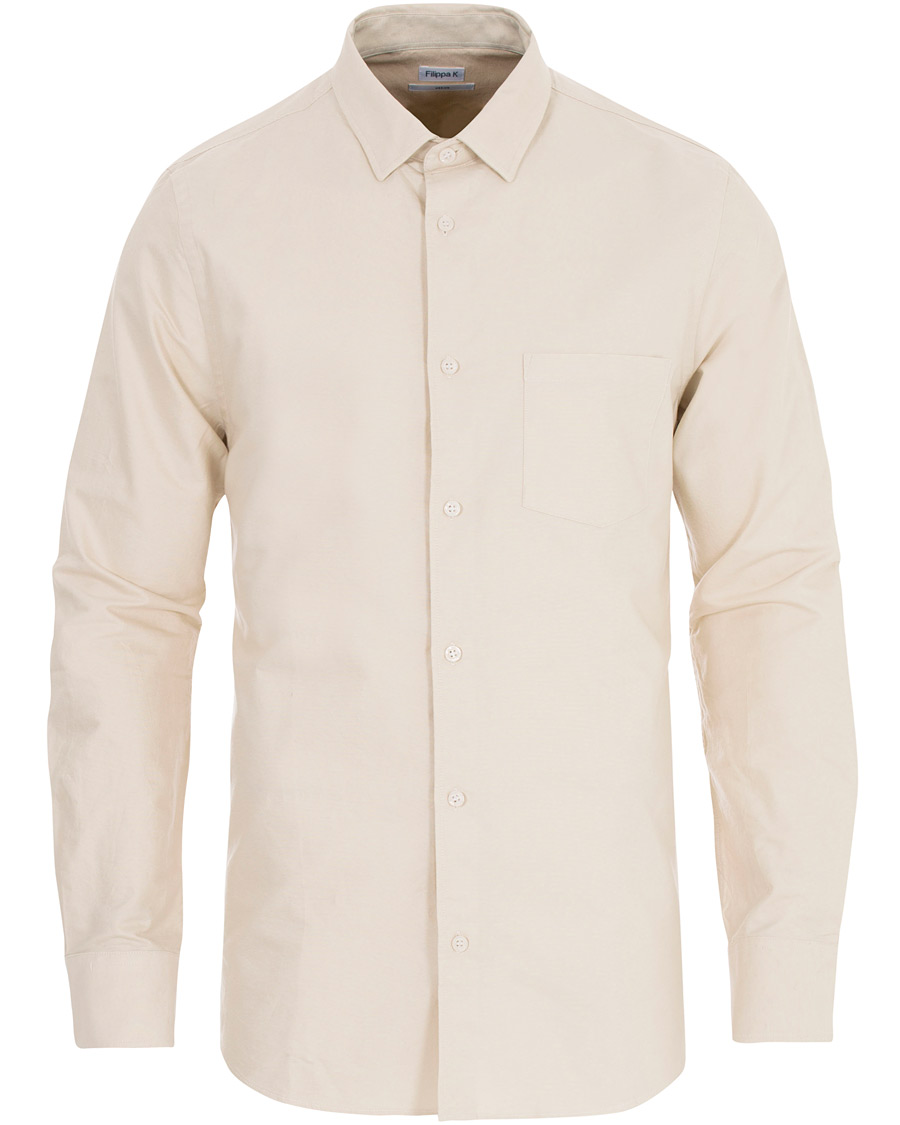 Mies | Kauluspaidat | Filippa K | Tim Oxford Shirt Bisque
