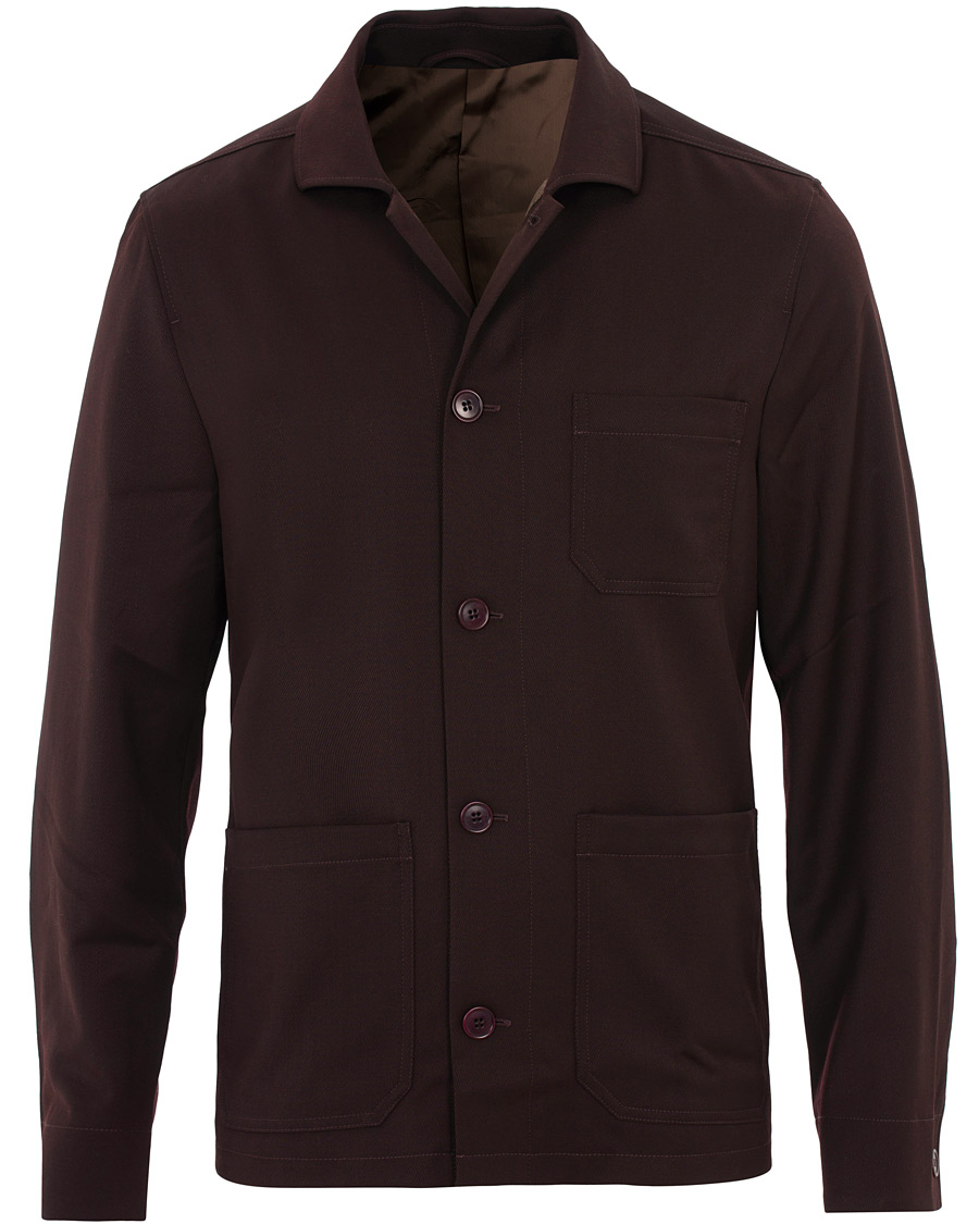 Mies | Pikkutakit | Filippa K | Luis Gabardine Blazer Jacket Deep Shiraz