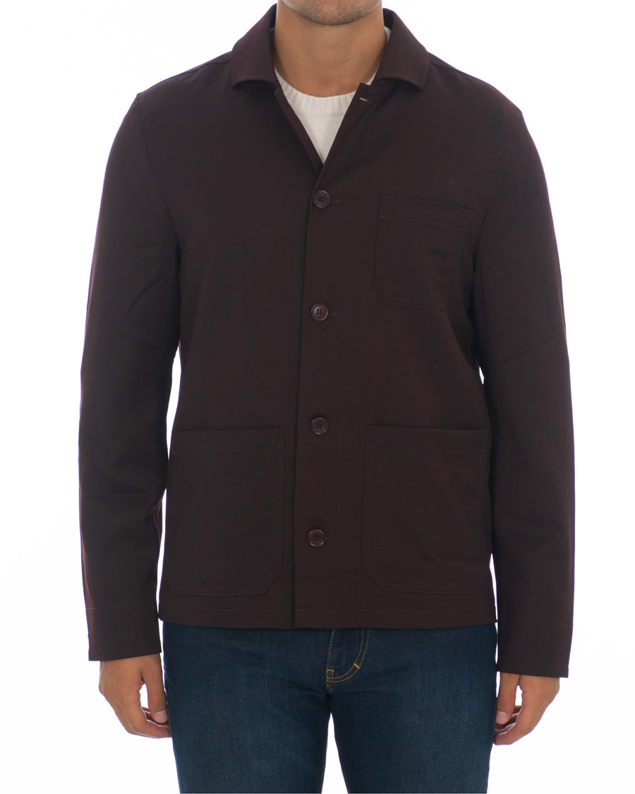 Mies | Pikkutakit | Filippa K | Luis Gabardine Blazer Jacket Deep Shiraz