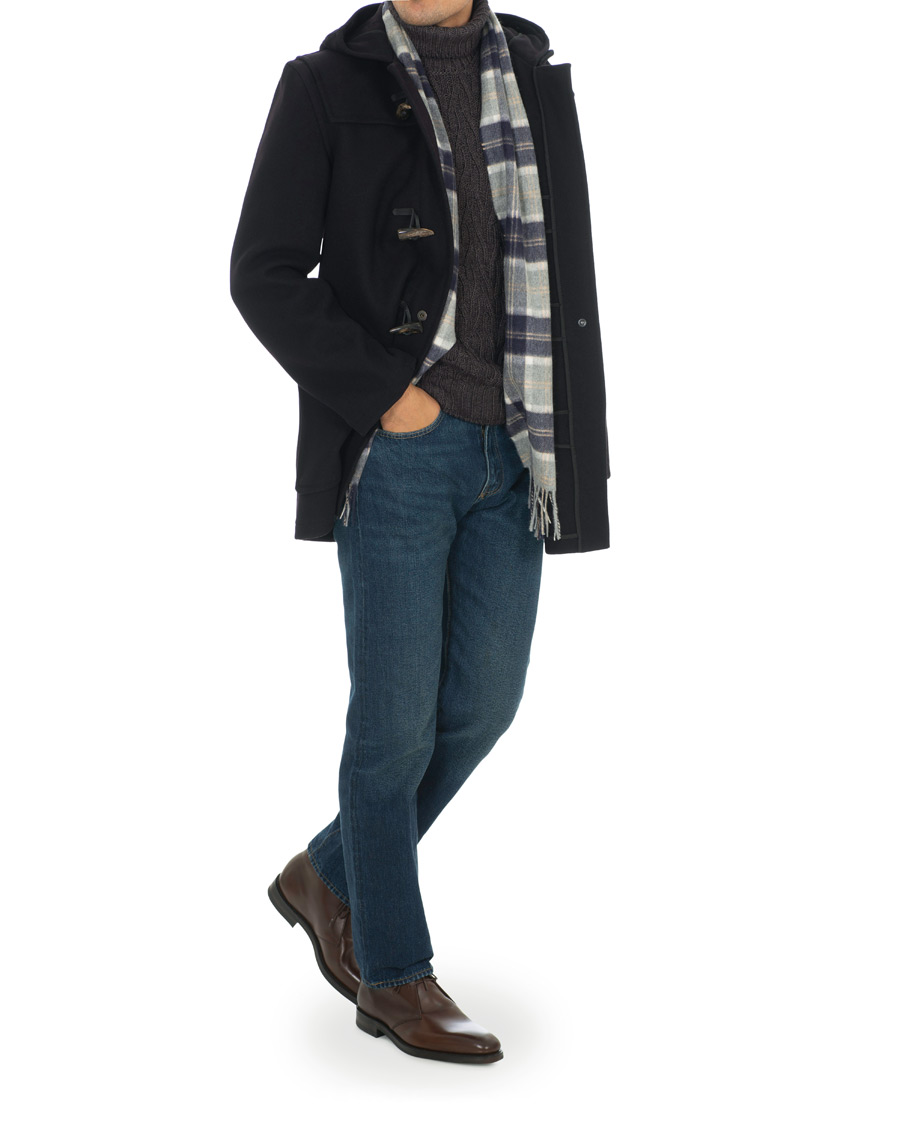 Mies | Takit | Gloverall | Mens Mid Length Duffle Navy