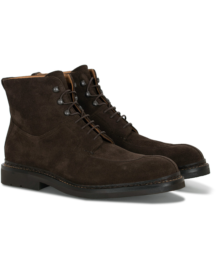 Mies | Heschung Ginkgo Boot Dark Brown Suede | Heschung | Ginkgo Boot Dark Brown Suede