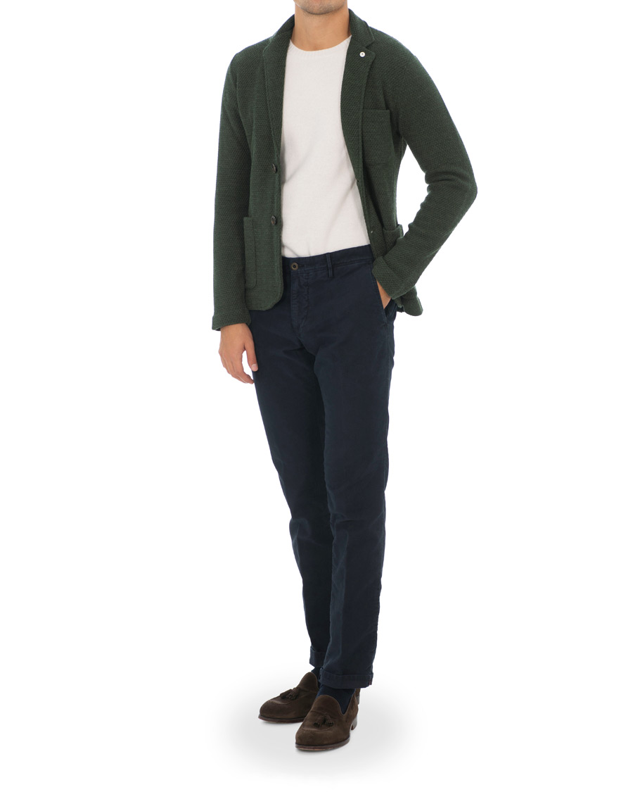 Mies | Pikkutakit | L.B.M. 1911 | Knitted Cardigan Blazer Green