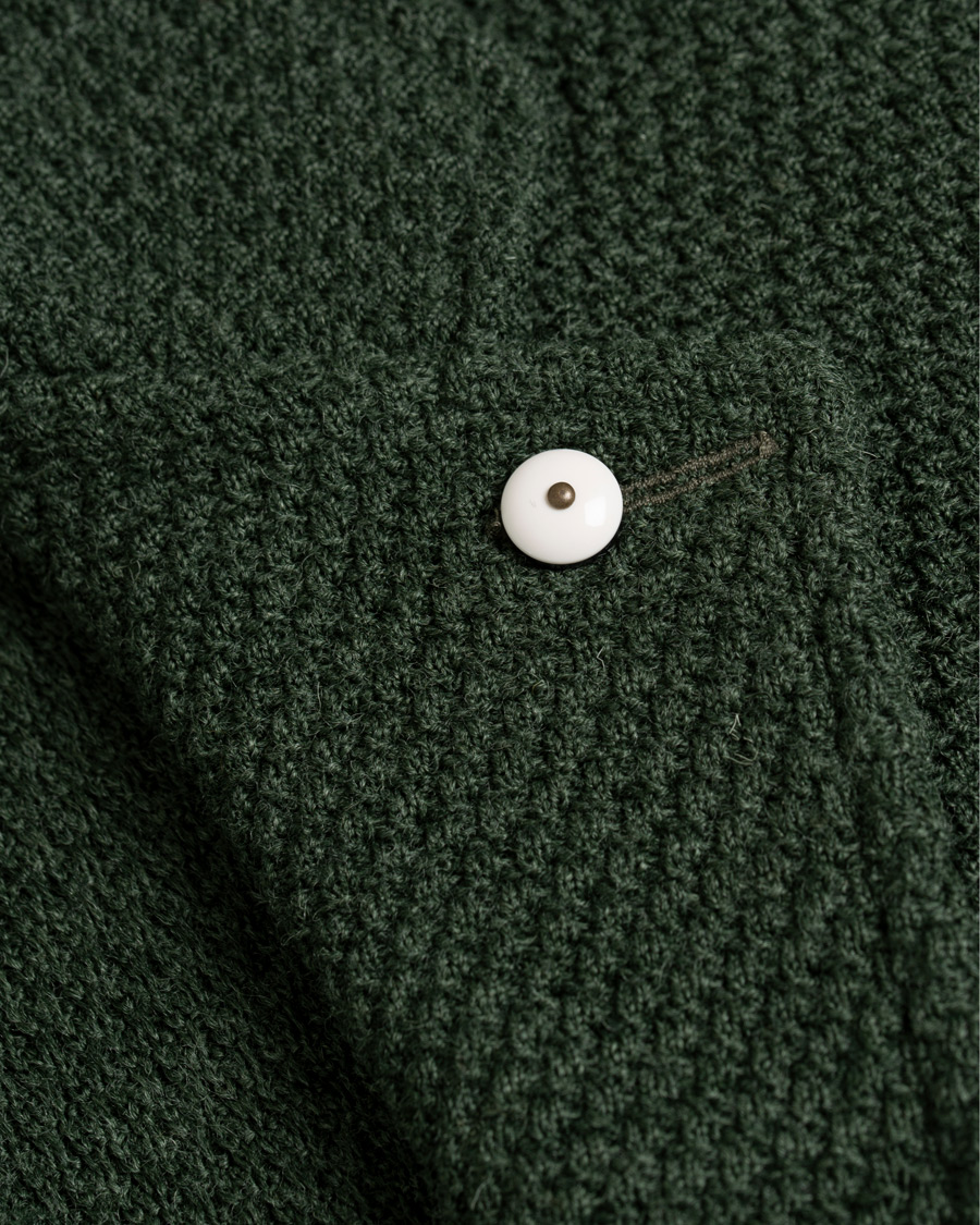 Mies | Pikkutakit | L.B.M. 1911 | Knitted Cardigan Blazer Green