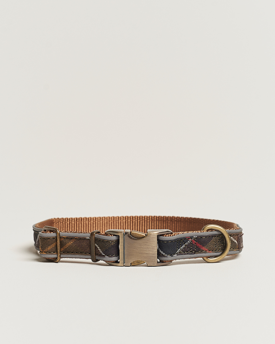 Mies |  | Barbour International | Reflective Tartan Dog Collar Classic