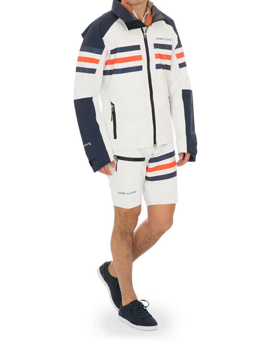 Mies | Housut | Henri-Lloyd | Henri Lloyd Fremantle Stripe Shorts Cloud White