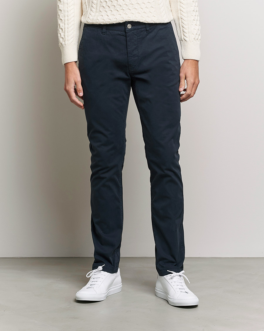 Mies | Housut | NN07 | Marco Slim Fit Stretch Chinos Navy Blue