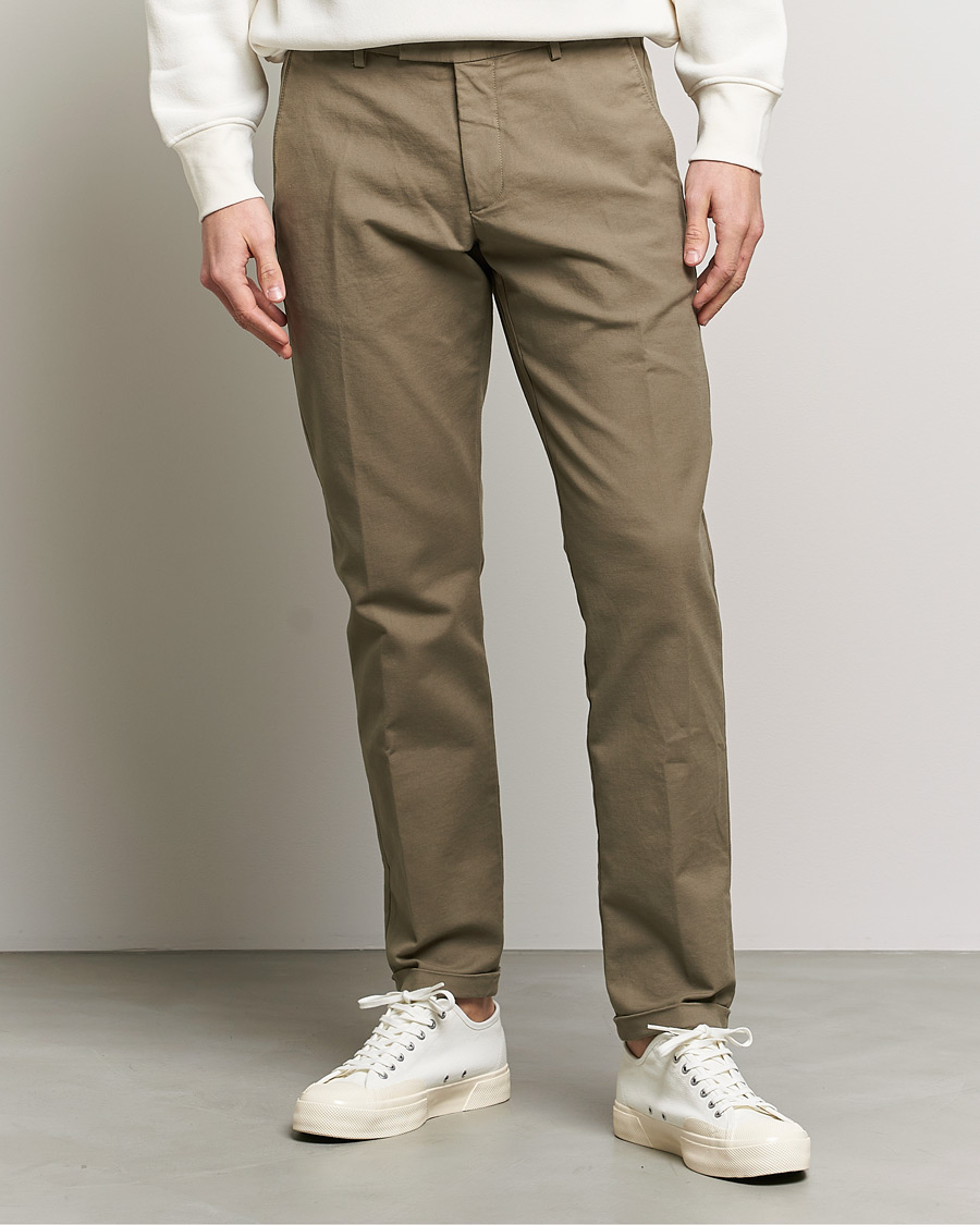 Mies | Irtohousut | NN07 | Scott Regular Fit Stretch Trousers Khaki