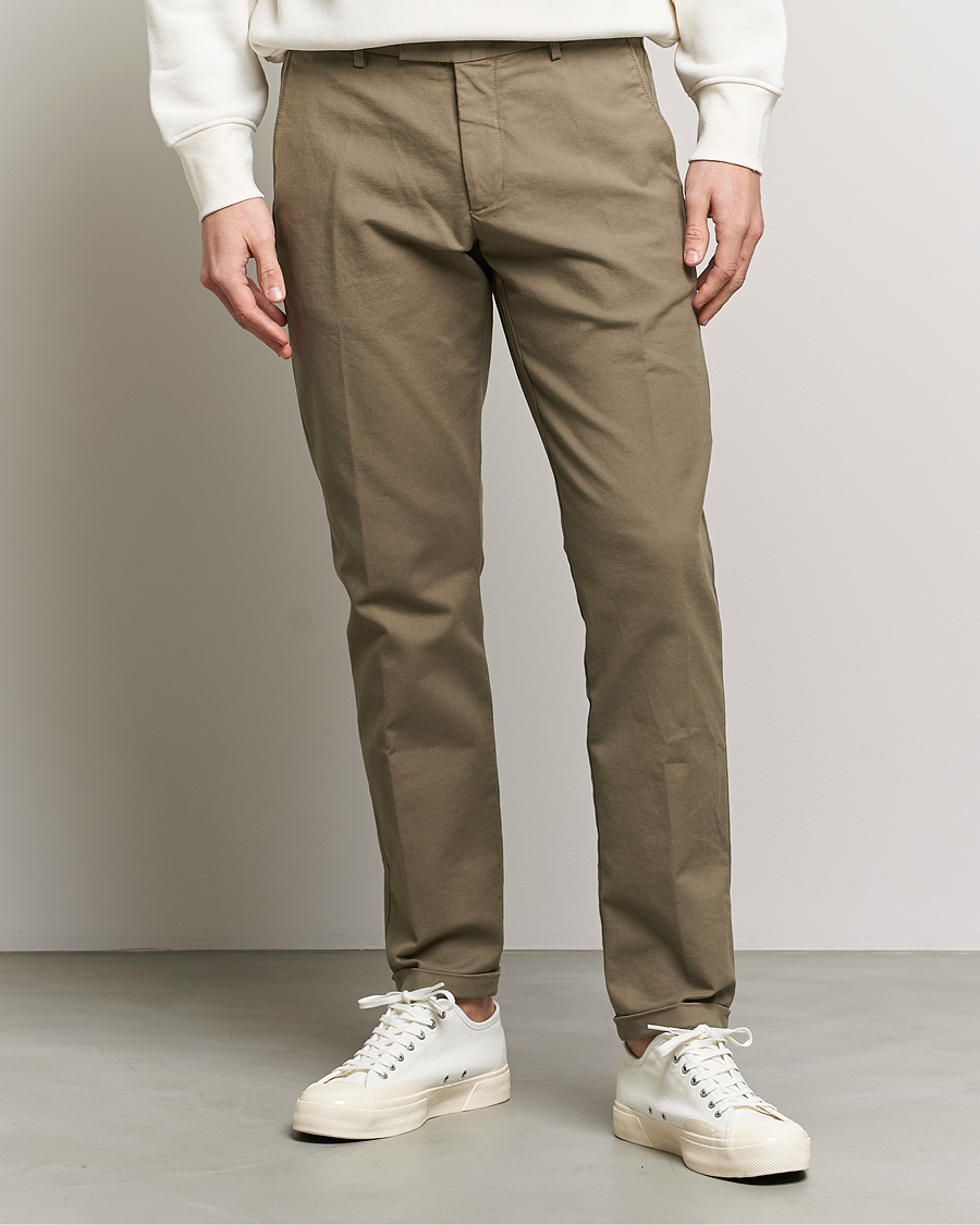 Mies | Housut | NN07 | Scott Regular Fit Stretch Trousers Khaki