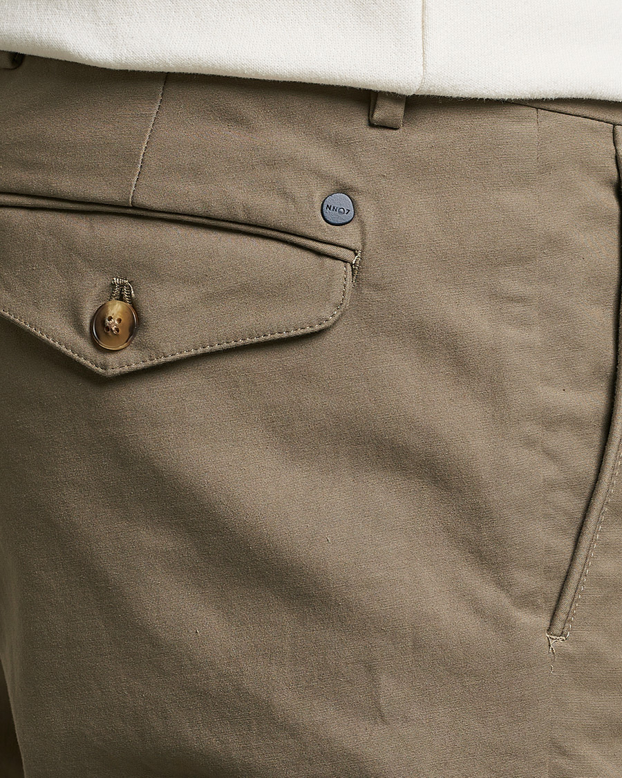 Mies | Housut | NN07 | Scott Regular Fit Stretch Trousers Khaki