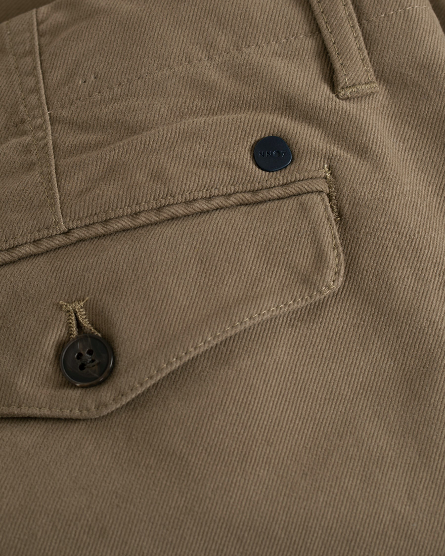 Mies | Housut | NN07 | Steven Regular Fit Stretch Chinos Green Stone