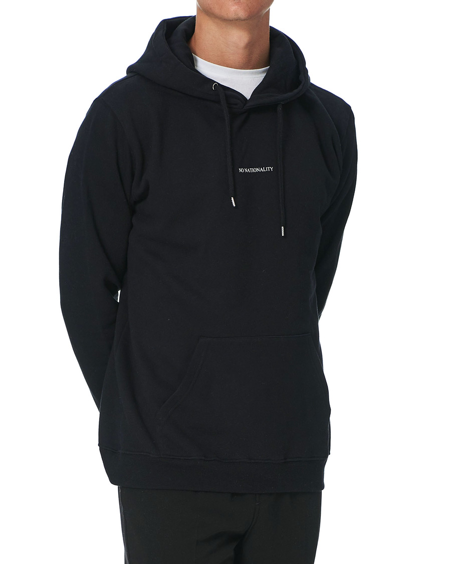 Mies | Puserot | NN07 | Barrow Printed Hoodie Black