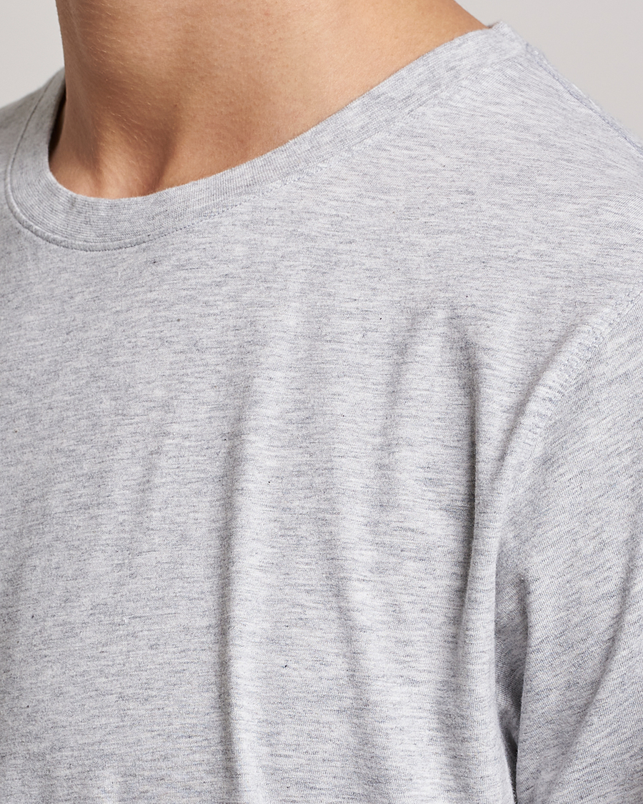 Mies | T-paidat | NN07 | Pima Crew Neck Tee Light Grey Melange