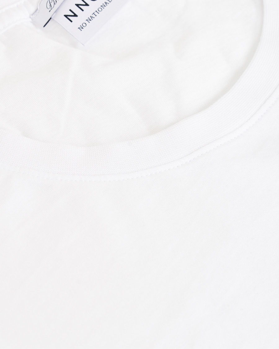 Mies | T-paidat | NN07 | Ethan Printed Crew Neck Tee White